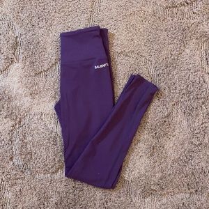 Purple Leggings with Pocket